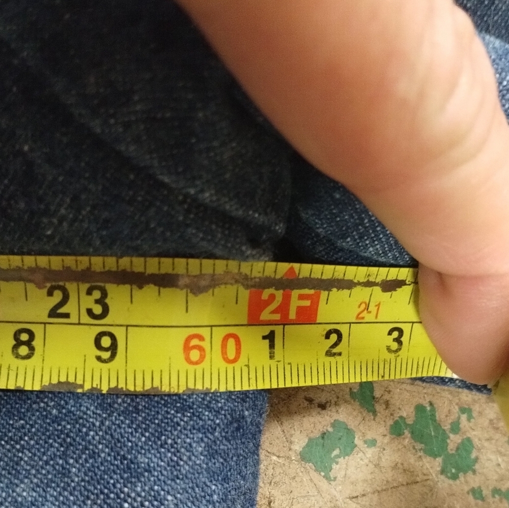 Big Ben By Wrangler Blanket Lined Denim Coat Vintage View 5